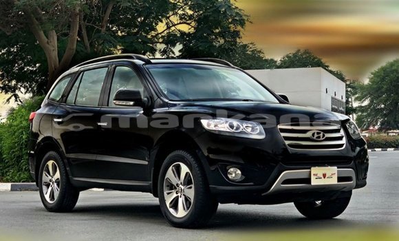Buy Import Hyundai Santa Fe Black Car in Import - Dubai in Abhasia