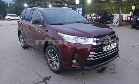 Buy Used Toyota Highlander Red Car in Cageri in Racha Buy Used Toyota Highlander Red Car in Cageri in Racha