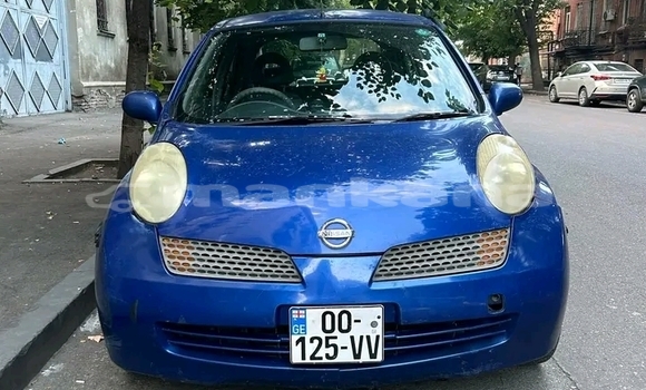 Buy Used Nissan March Blue Car in Kvareli in Kaheti Buy Used Nissan March Blue Car in Kvareli in Kaheti