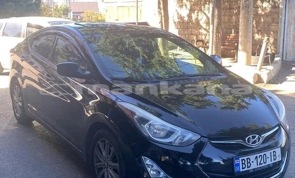 Buy Used Hyundai Elantra Black Car in Gulripshi in Abhasia Buy Used Hyundai Elantra Black Car in Gulripshi in Abhasia