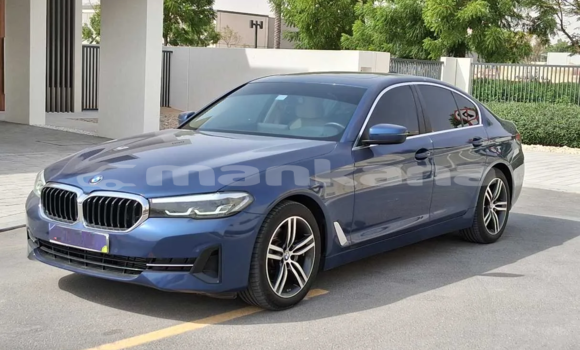 Buy Used BMW 5–Series Blue Car in Rustavi in Tbilisi