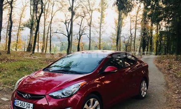 Buy Used Hyundai Elantra Red Car in Tbilisi in Tbilisi