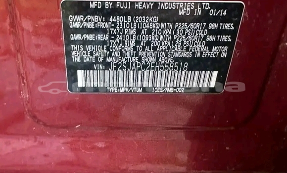 Buy Used Subaru Forester Red Car in Bihvinta in Abhasia