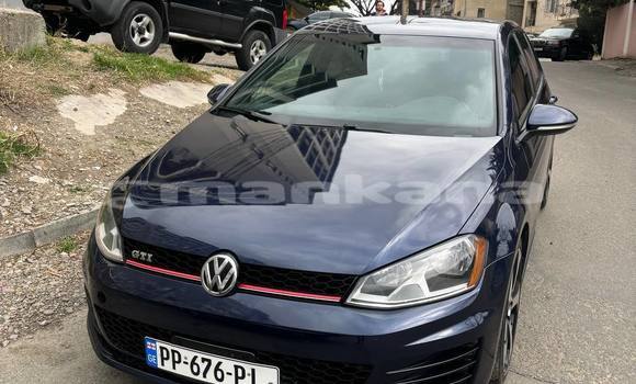 Buy Used Volkswagen Golf GTI Blue Car in Rustavi in Tbilisi